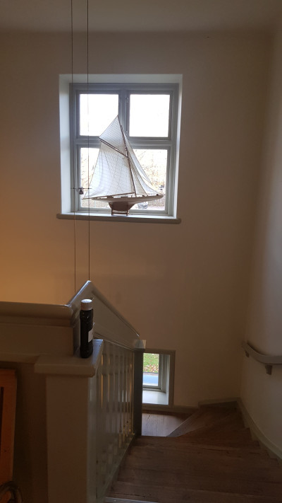 Detalj från trappa Engelska Gången 14