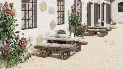 Stenstallet rendering Rosendalsvägen 107