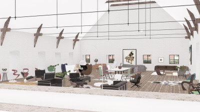 Stenstallet rendering Rosendalsvägen 107