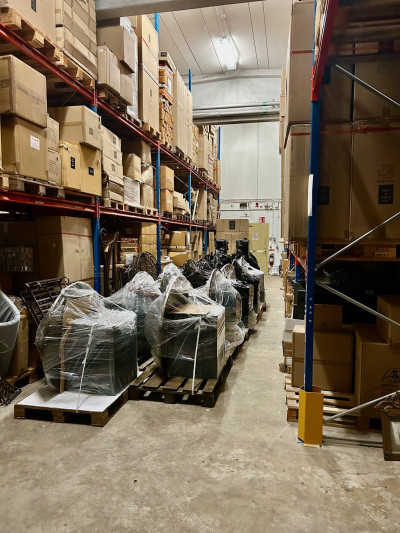 Interiör lager Trädgårdsgatan 36